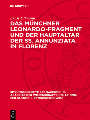 cover image of Das Münchner Leonardo-Fragment und der Hauptaltar der SS. Annunziata in Florenz